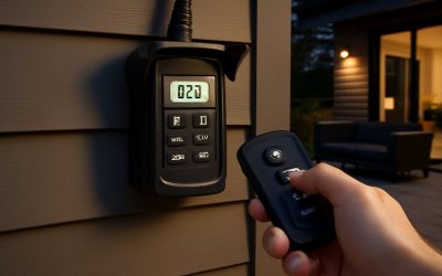 Illuminate Your Outdoors Effortlessly with the Ultimate Outdoor Light Timer with Remote for Convenient Control