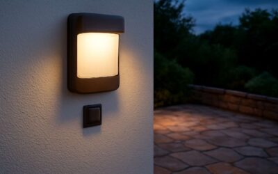 Transform your porch with an outdoor light with switch for quick, stylish illumination