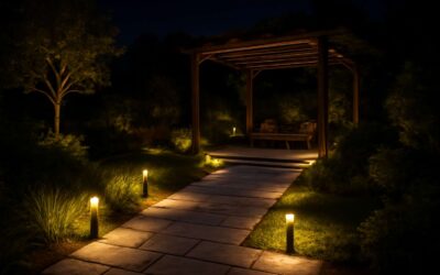 Transform Outdoor Spaces with outdoor lighting 3d model for Realistic Nightscapes