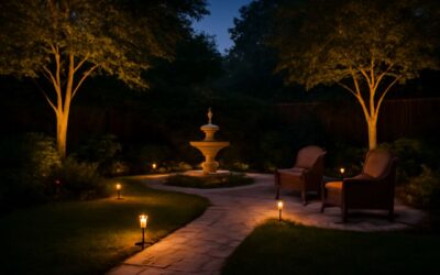Glow Up Your Patio with outdoor lighting garden for a magical after-dark retreat