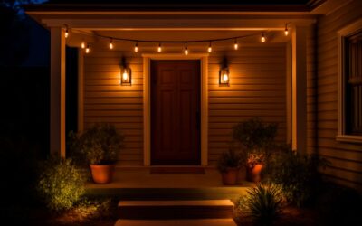 Boost curb appeal with outdoor lighting for porch that welcomes every evening.