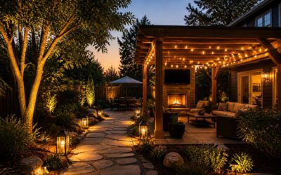 Brighten your nights with outdoor lighting for backyard, decks, and paths.