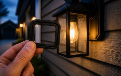 Outdoor light gasket seals your fixtures against rain and rust.