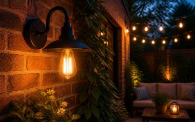 Brighten your patio with an outdoor 60w light bulb for lasting visibility.