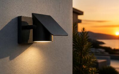 Outdoor light visor: direct brightness exactly where you need it.